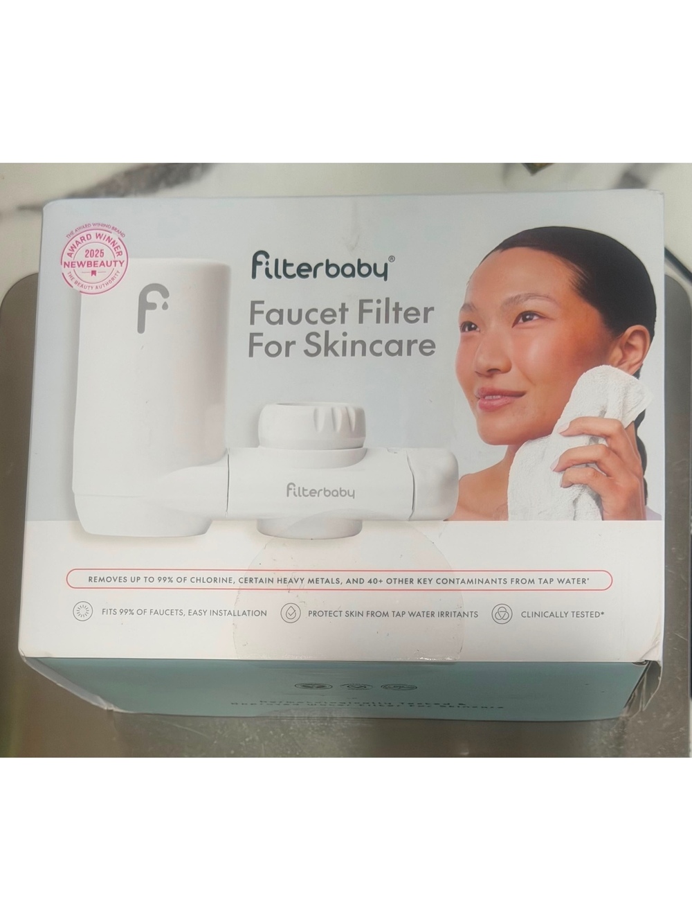 NWT  Filterbaby 1.0 Faucet Mounted Water Filter Skin Care